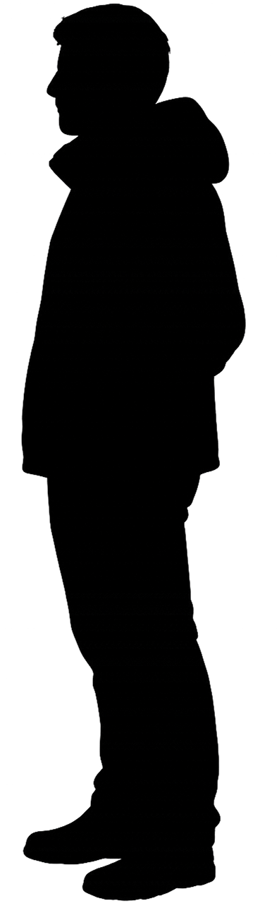 A person at the same scale — 1.8 metres